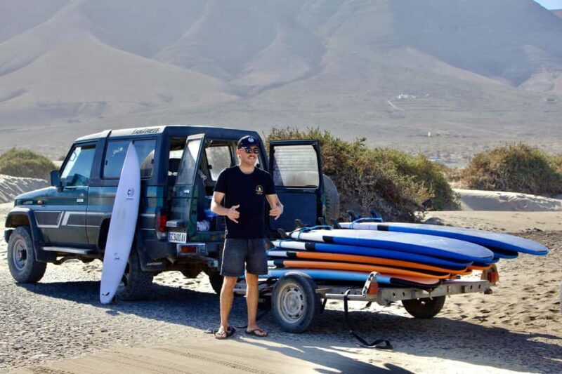 Group Surf Lessons in Lanzarote, learn with a local team - An Authentic Surfing Experience in Lanzarote