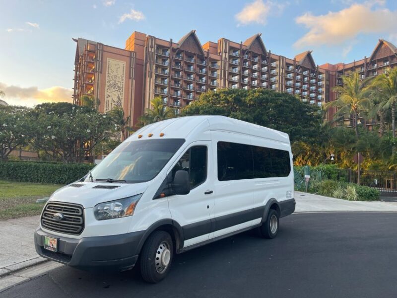 Group Transportation betwen Airport & Waikiki(up to 40 PPL) - Key Points