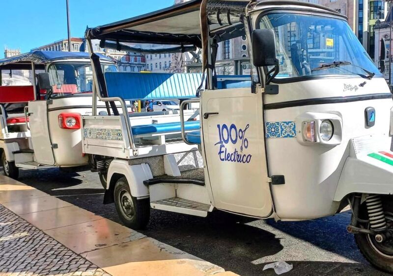 Guided Electric Piaggio Tuk-Tuk Tour of Historic Lisbon - Key Points