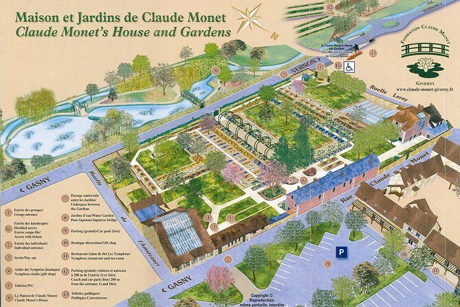 Guided tour of Claude Monet's house in Giverny by private car from Paris - FAQ