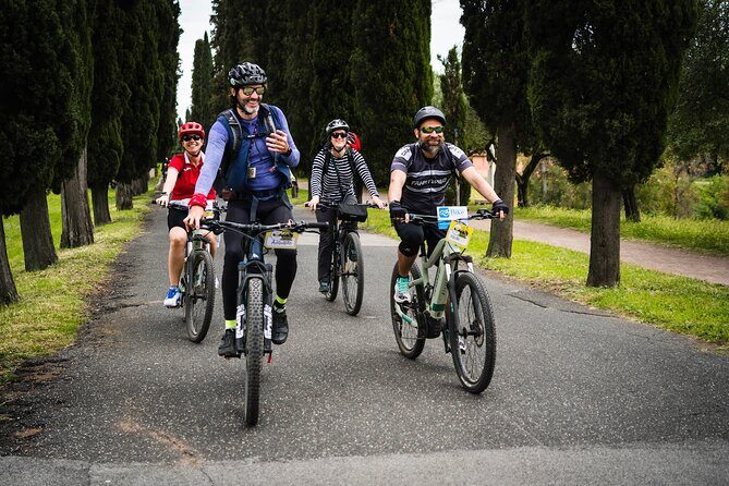 Guided tour of the Appia Antica by E-bike with aperitif - Key Points