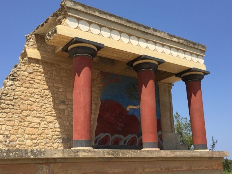 Guided Tour Palace of Knossos & Archanes Wine Tasting Tour - Key Points