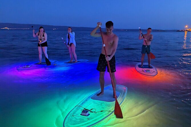 Guided Transparent SUP Glow Tour in Split - Glide into the Night: A Review of the Guided Transparent SUP Glow Tour in Split