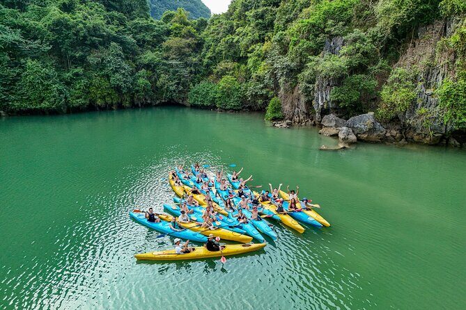 Ha Long Bay Cruise Day Tour-best selling: Included transportation - Cruising through the Bay & Iconic Limestone Islands