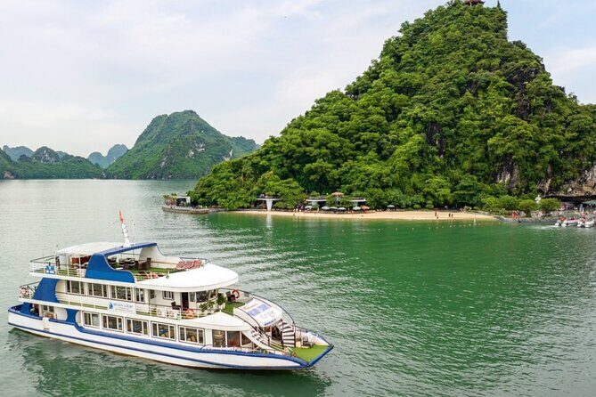 Ha Long Bay Cruise Day Tour-best selling: Included transportation - Visit to Titop Island—Sun, Sand, and Panoramas