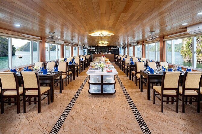 Ha Long Bay Cruise Day Tour-best selling: Included transportation - Sunset & Scenic Passing by Hoa Cuong