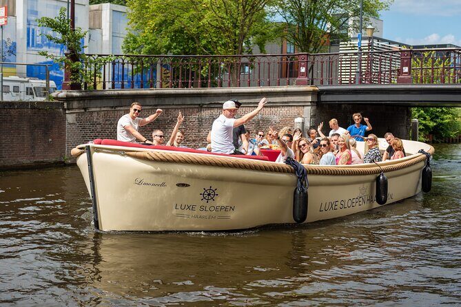 Haarlem Open Canal Tour with a real live guide - Key Points