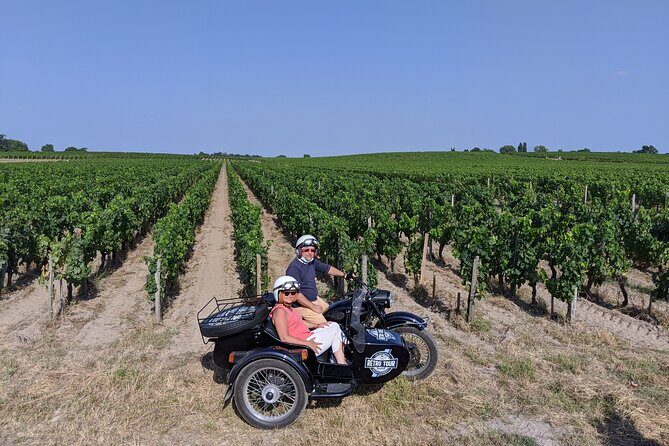 Half-day private tour in Saint-Emilion in a sidecar - The Sum Up