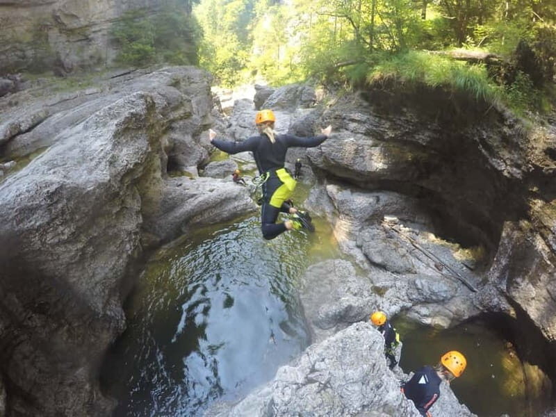 Hallein: Canyoning Almbach with transfer from Kaprun - Key Points