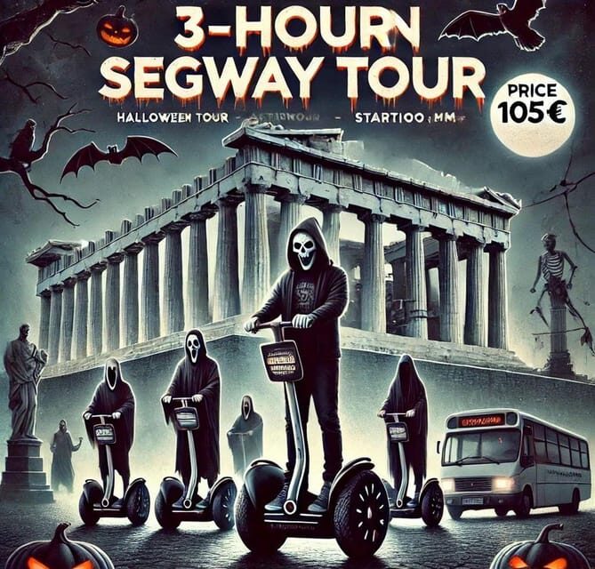 Halloween Segway Night Tour in Athens - Itinerary Breakdown: What to Expect at Each Stop