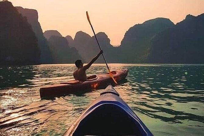 Halong Bay day cruise with Cave, Kayaking and Swimming on highway - The Sum Up