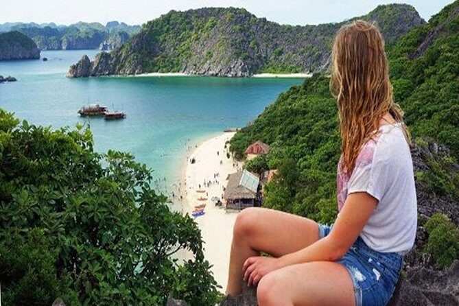 Halong Bay Day Tour: Visit Cave Island Kayaking Swimming Lunch - Discovering Hidden Tunnels at Hang Luon Cave