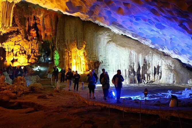 Halong Bay Day Tour: Visit Cave Island Kayaking Swimming Lunch - Relaxing at Titop Beach