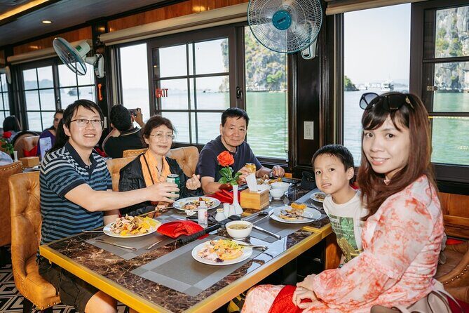 Halong Bay Luxury Cruise Day Trip with Buffet Lunch and Island - Visiting the Caves: Sung Sot and Hang Luon