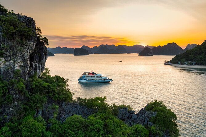 Halong Bay Luxury Cruise Day Trip with Buffet Lunch and Island - Outdoor Activities and Relaxation