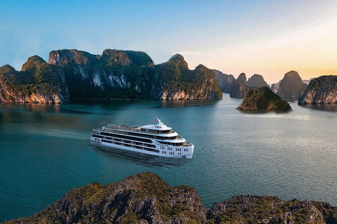 Halong Bay on Luna Cruise  Largest and Most Luxurious Day Tour - Key Points