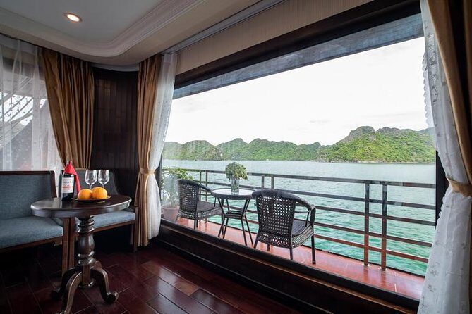 HaLong - LanHa Bay 2 Nights On The 1st Deck with La Pandora Cruises - Starting Point & Transfer from Hanoi