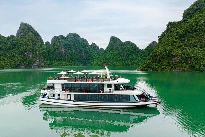 Halong Pamela Cruise Best Luxury Day Tour from Hanoi Expressway - Exploring the Itinerary in Detail