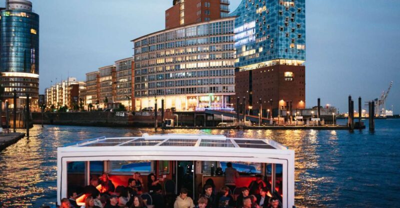 Hamburg: 1-Hour Evening Harbor Lights Cruise - Key Points