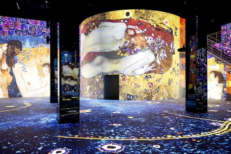 Hamburg: Port des Lumières Klimt & Hundertwasser Ticket - Exploring the Klimt Exhibition: Gold in Motion