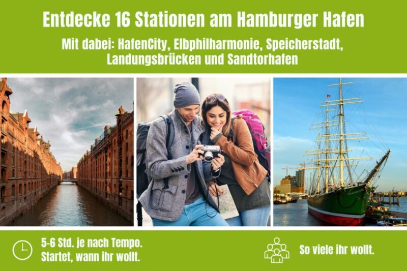 Hamburg: Scavenger Hunt Self-Guided Tour around the port - FAQ