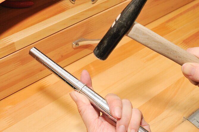 Hammer Pattering Experience of Ring - What to Expect from the Kyoto Ring Making Experience