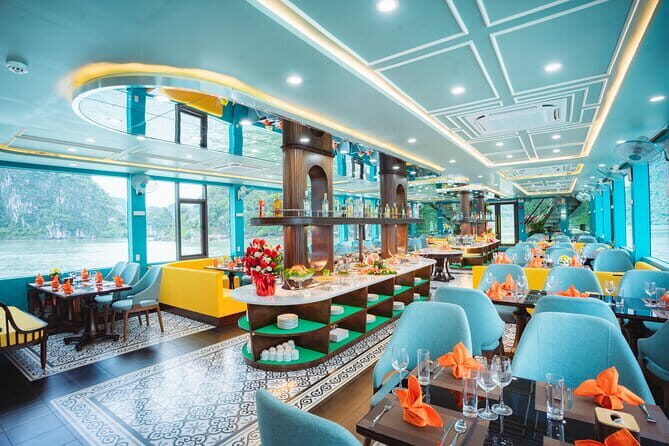 Hanoi New 5-Star Cruise Halong Bay Buffet, Limousine, Jacuzzi - Key Points