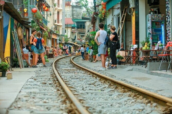 Hanoi Private Train Street Tour Walking with Local Guide - Key Points