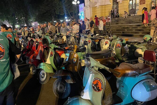 Hanoi Vespa After Dark Street Food Tour Train Street Live Music - The Sum Up