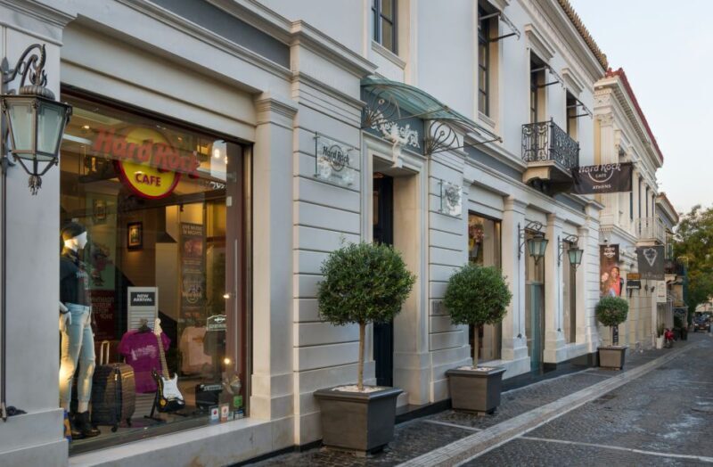 Hard Rock Cafe Athens with Set Menu for Lunch or Dinner - The Atmosphere and Decor: Music, Memories, and Vibe