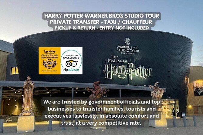 Harry Potter Warner Bros Studio Private Transfer Pickup & Return - Harry Potter Warner Bros Studio Private Transfer Pickup & Return Review
