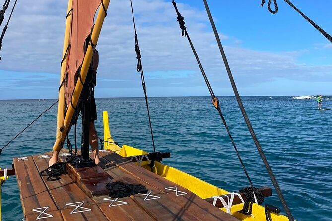 Hawaiian Sail and Snorkel in Kailua-Kona, Hawaii - The Traditional Double-Hull Canoe