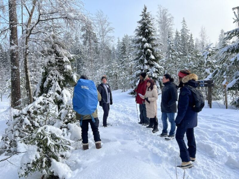 Helsinki: Winter Wonderland Liesjärvi National Park Hike - The Wilderness Hut and Finnish-Style Lunch