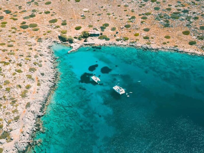 Heraklion: Dia Catamaran with Chef Dinner, Open Bar & Sunset - Key Points