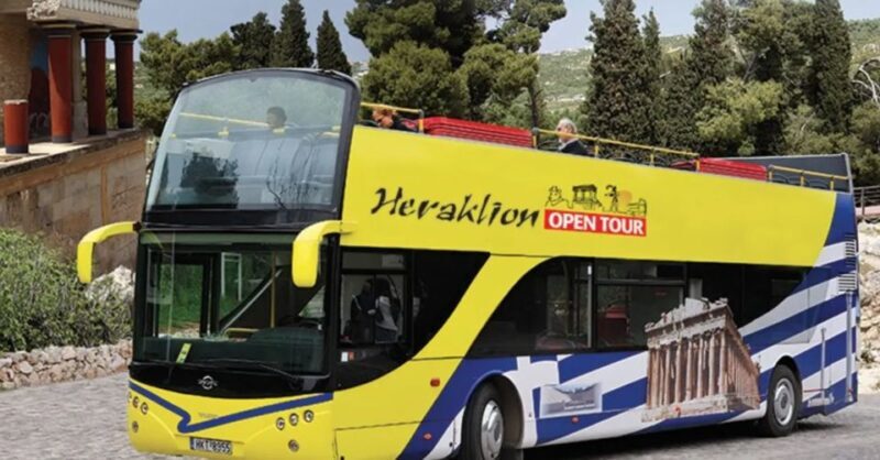 Heraklion: Hop-on Hop-off Open Top Bus Sightseeing Tour - FAQs