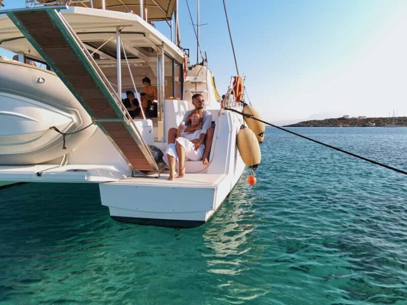 Heraklion: Sunset Catamaran to Dia with Prosecco & Snacks - Heraklion: Sunset Catamaran to Dia with Prosecco & Snacks – An Authentic Crete Experience