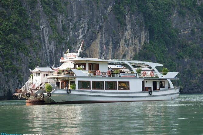 Hercules Luxury Halong Day Trip, 5 Star Cruise with Buffet Lunch - Sunset Party and Return