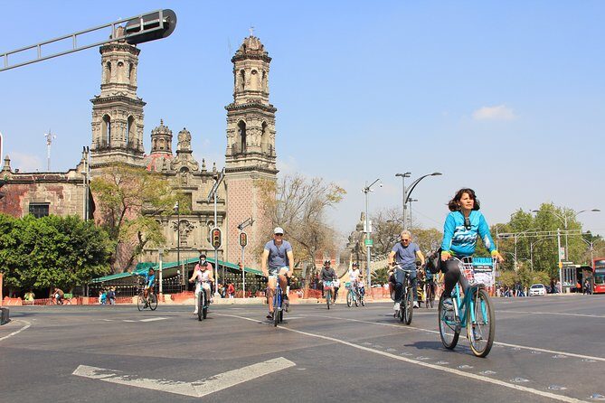 Heritage Bike Tour CDMX evolution since Tenochtitlan - Food, Friendliness, and Authenticity