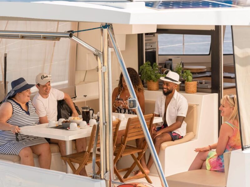 Hersonissos: Sunset Catamaran Cruise with Snacks and Drinks - FAQs