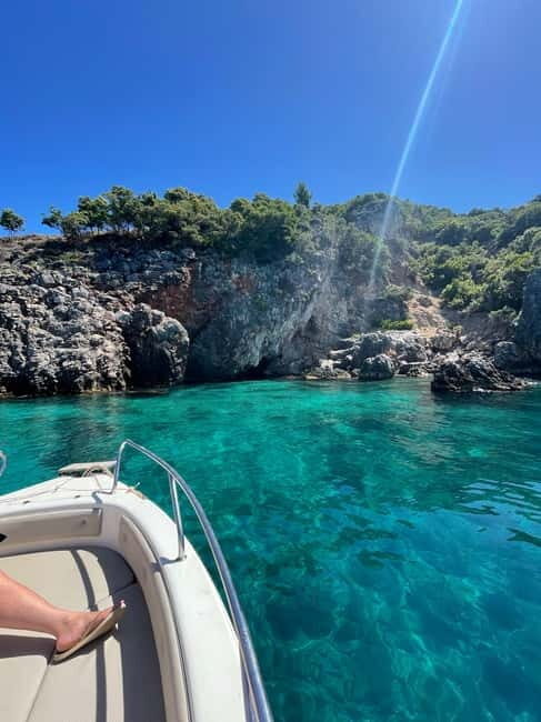 Himara: Albanian Riviera Boat Tour with Swimming stops - Key Points