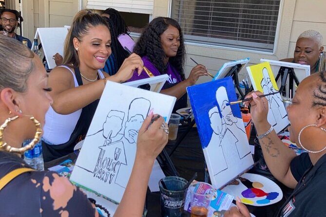 Hip Hop, R&B Paint Party Experience - What to Expect from the Houston Hip Hop & R&B Paint Party