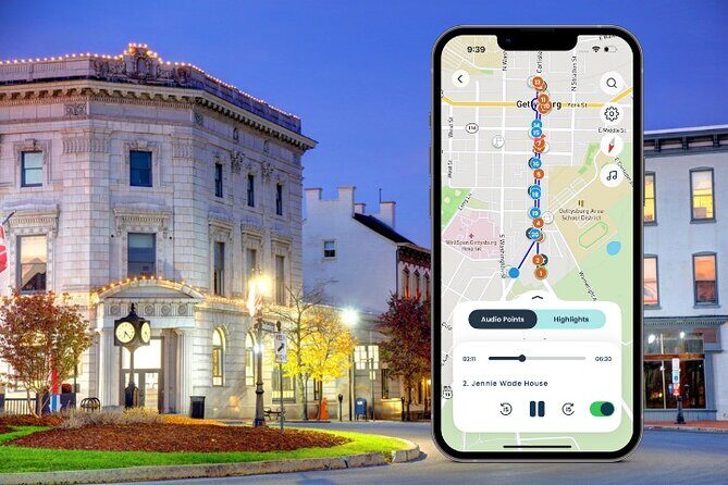 Historic Gettysburg  Self-Guided Walking Tour - Key Points