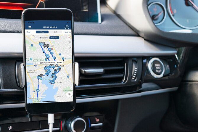 Historical Baltimore Self-Driving Sightseeing Audio Tour - The Itinerary in Detail: What to Expect