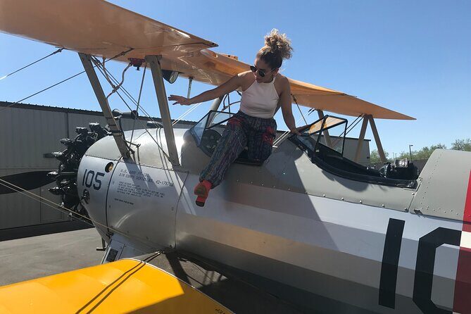 Historical Flight in an Open Cockpit Biplane from WWII - Why This Experience Stands Out