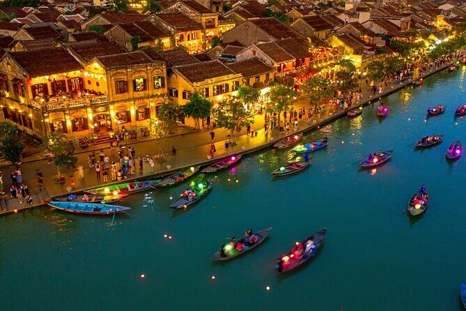 Hoi An Ancient town -Marble Mountains Tours FROM DANANG(15H30-21H - Dinner in Hoi An