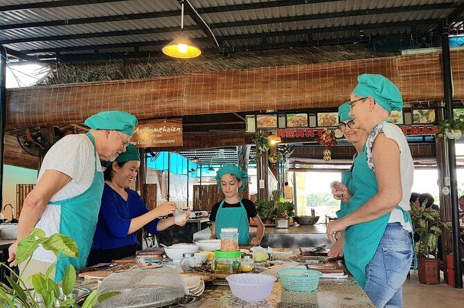 Hoi An Cooking Class With Market Tour and Bamboo Basket Boat Ride - The Detailed Experience: What to Expect