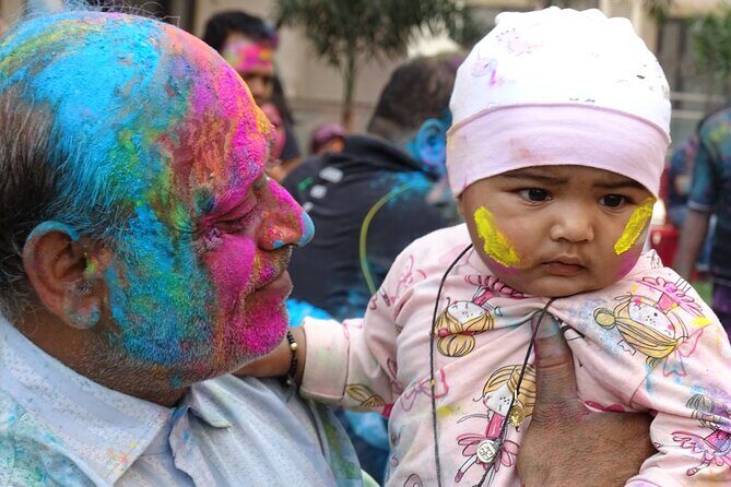 Holi Festival Of Colours in India Private Party with Locals - The Sum Up