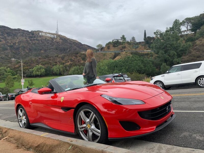 Hollywood: 30 min Hollywood Sign Ferrari Tour - Key Points