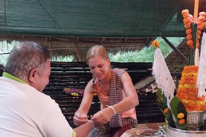 Home-cooked dinner & Baci ceremony with Villagers in Ban Nasang - Cooking in a Traditional Lao Kitchen