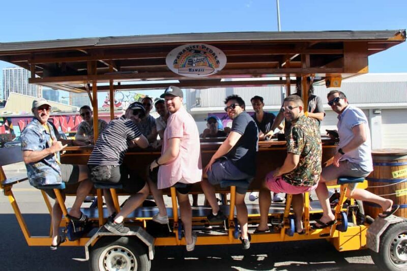 Honolulu: Kaka'ako Brewery Tour by 15-Passenger Bike - What to Expect at Each Stage of the Tour